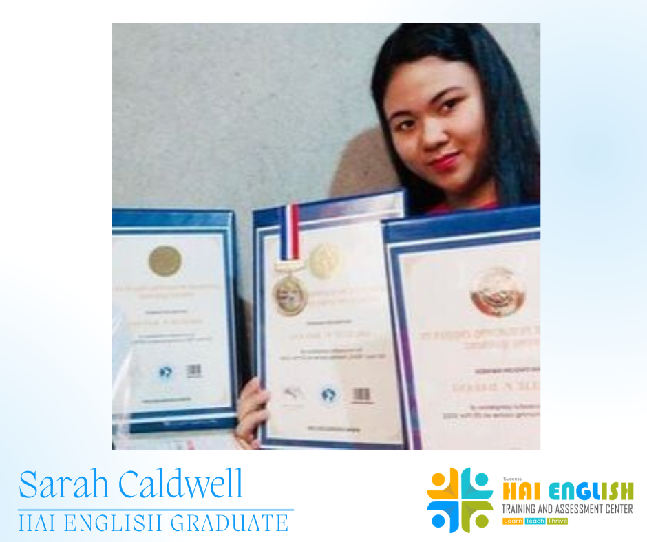 Sarah Caldwell, Hai English Graduate