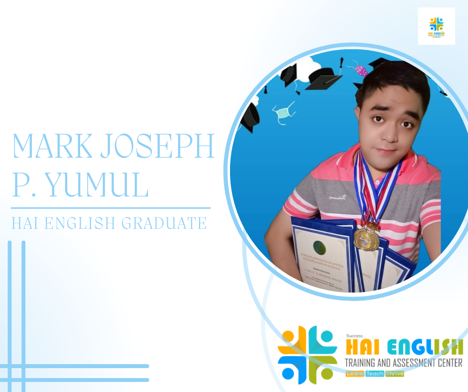 Mark Joseph P. Yumul, Hai English Graduate