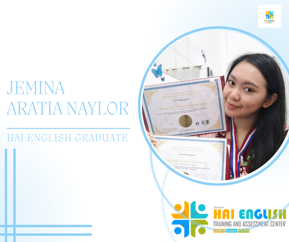 Jemina Aratia Naylor, Hai English Graduate