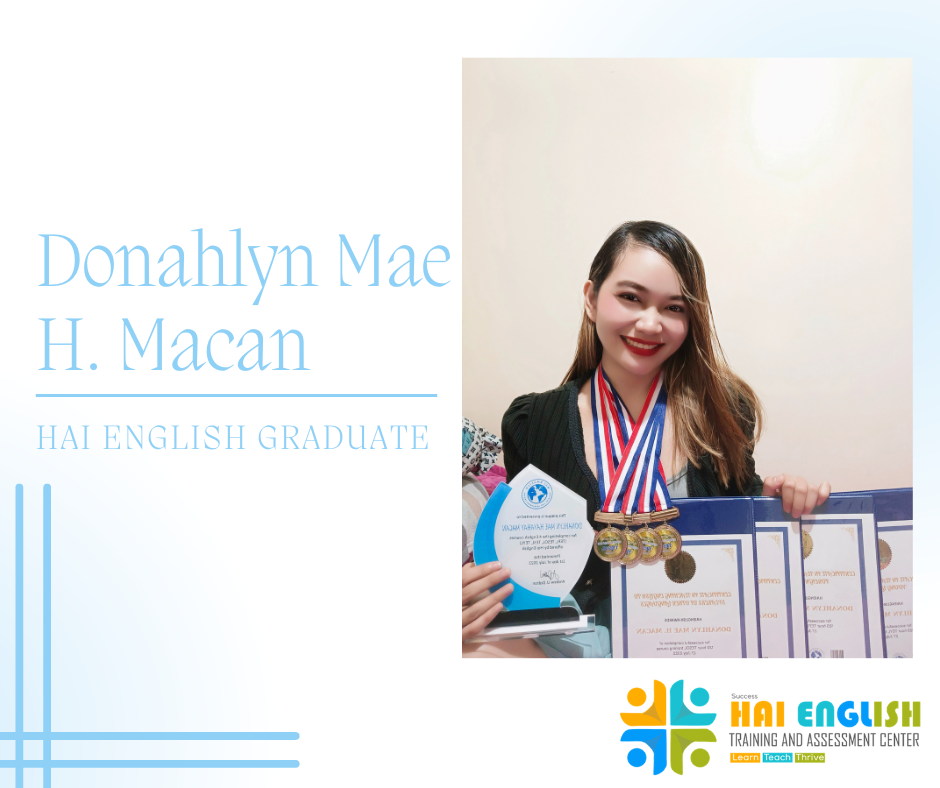 Donahlyn Mae H. Macan, Hai English Graduate